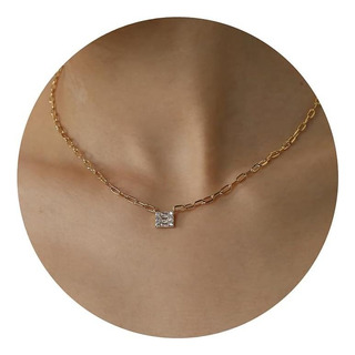 Fwlisesa Collares De Diamantes Para Mujer, Delicado Collar D Fwlisesa Collares De Diamantes Para Mujer, Delicado Collar D