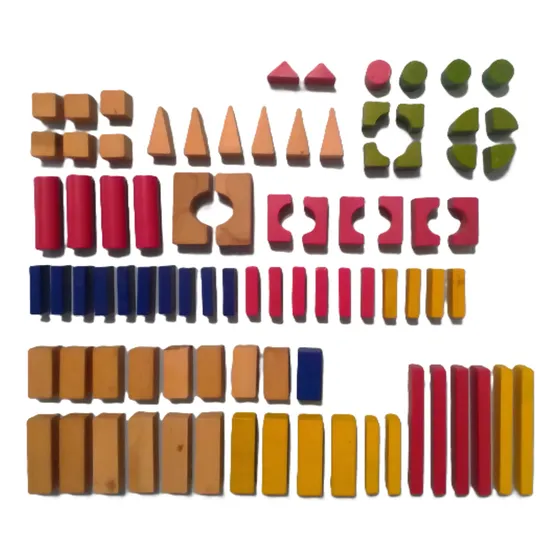 Juego De Maderitas Construccion Hurlingham. Didactico 85 1