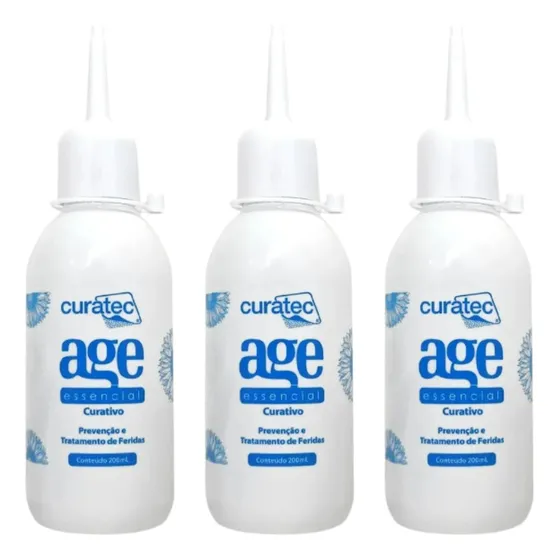 Kit C/03 Und Curatec Age Essencial Óleo Girassol 200ml