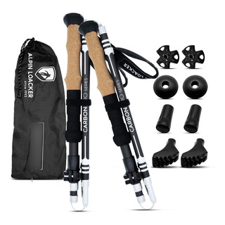 Bastones Plegables De Trekking Carbono/aluminio, Ultraligero Bastones Plegables De Trekking Carbono/aluminio, Ultraligero