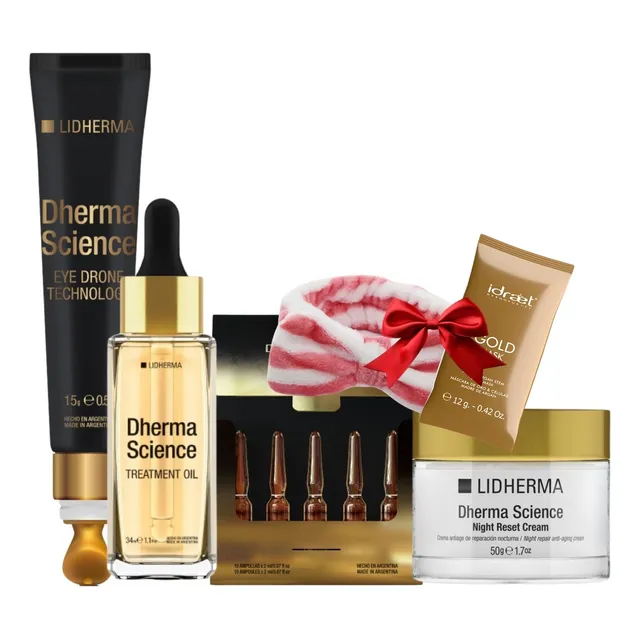 Kit X4 Dherma Science Antiarrugas Lidherma Pieles Maduras