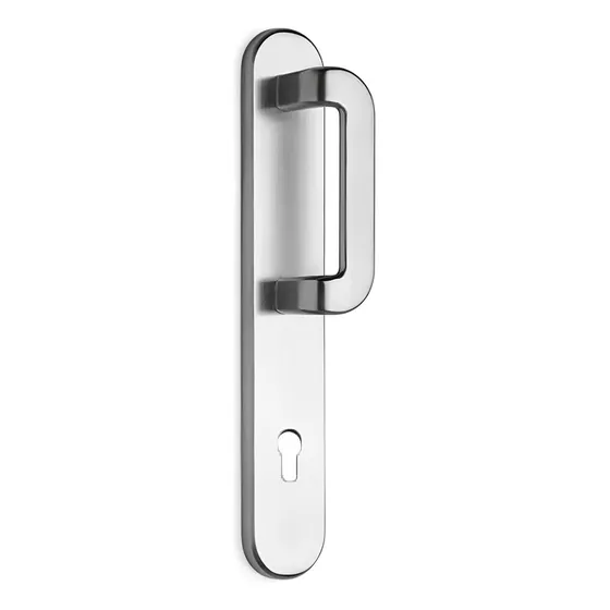 Manija Manijon Plaqueta Anto Puerta Exterior Euro Cilindro