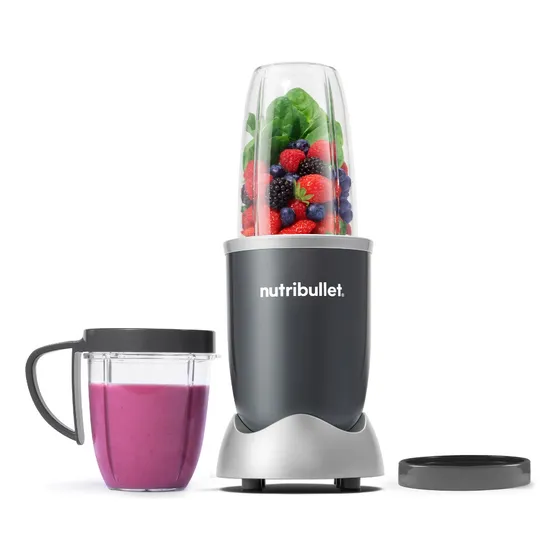 Nutribullet 600w Procesador De Alimentos Gris 6 Pcs 127v 24 Fl Oz