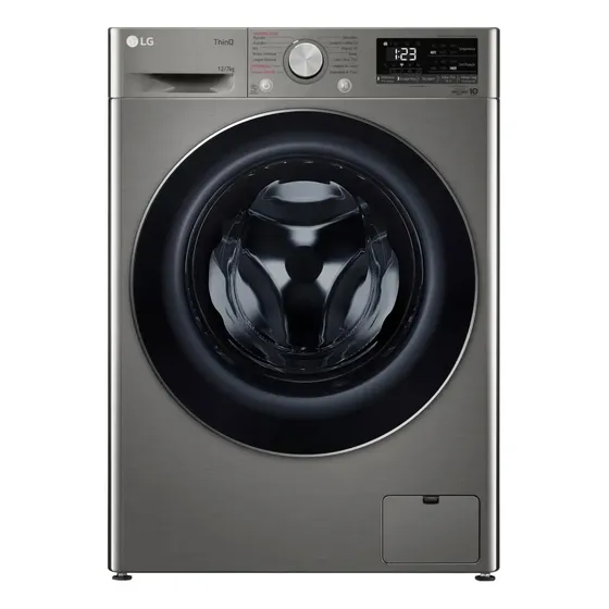 LAVA E SECA LG VC4 FRONT LOAD 12KG COM AIDD EM AÇO INOX 220V CV5012PC4A