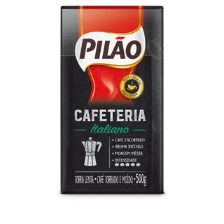 CafĂ© Torrado E MoĂdo A VĂĄcuo Italiano PilĂŁo Cafeteria Pacote 500g CafĂ© Torrado E MoĂdo A VĂĄcuo Italiano PilĂŁo Cafeteria Pacote 500g