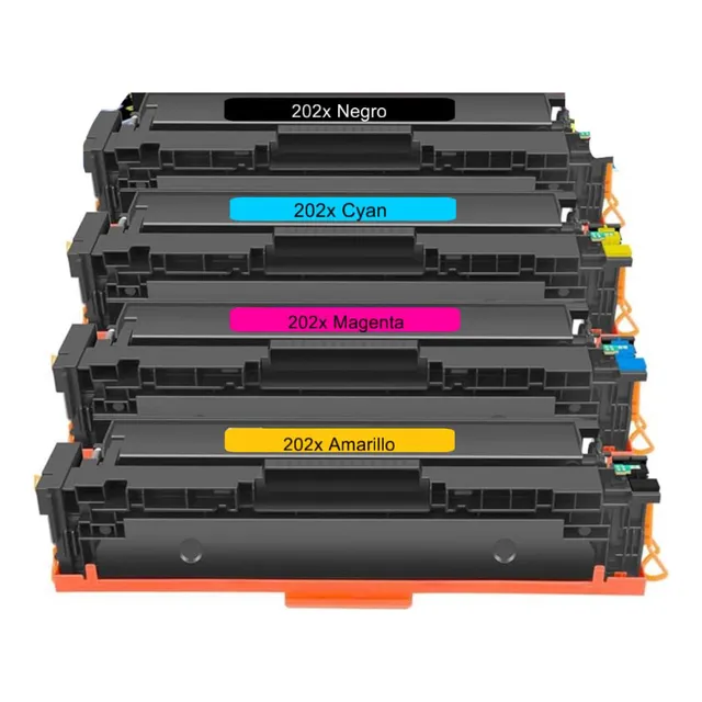 Kit De 4 Toner Compatible Con Hp 202x N, C, Y, M