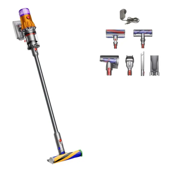 Aspiradora Sin Cable Dyson V12 DT Slim Abs Amarilla/Níquel