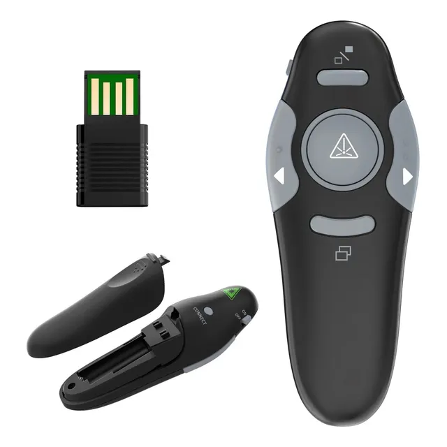 Control Presentador Ppt Puntero Láser Usb Inalámbrico