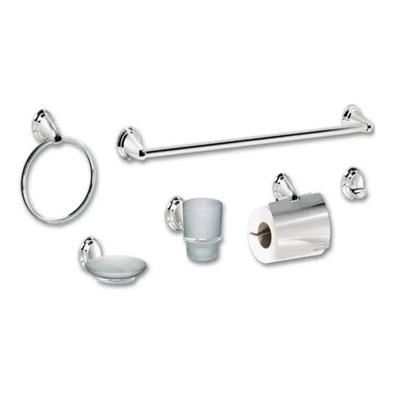 Accesorios Para Baños Cromado 6 Piezas Belta G
