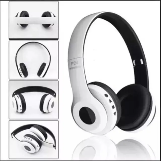 Auriculares Wireless Bluetooth P47 Color Blanco
