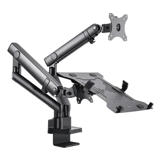 Soporte Articulado Escritorio Acteck Sm636 Monitor + Laptop