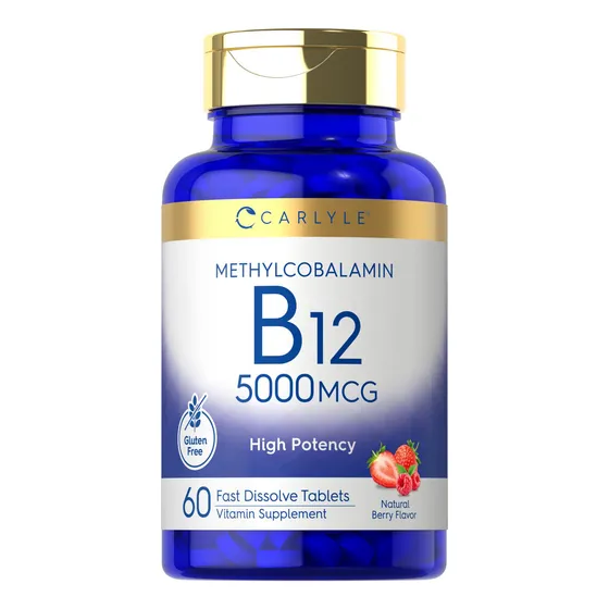 Suplemento Carlyle, Metilcobalamina Y Vitamina B12, 5000 Mcg