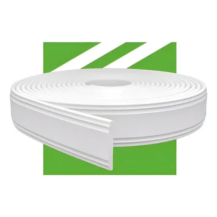 Rodameio Moldura Eva Autocolante 7cm - 10 Metros Rm610 Branco