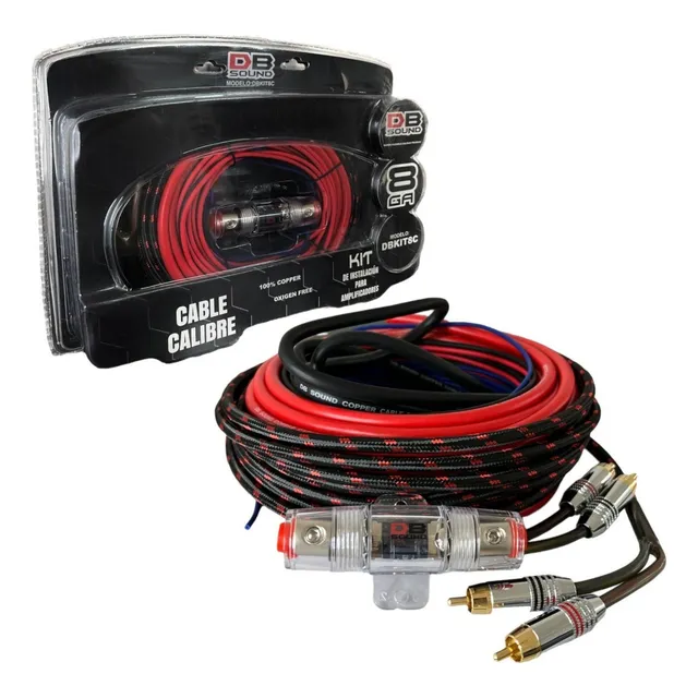 Kit De Instalación Db Sound Dbkit8c Calibre 8 100% Cobre