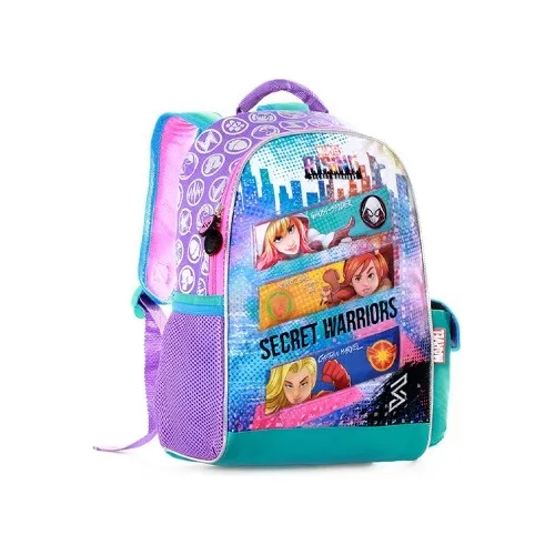 Morral Bolso Escolar Mediano Para Niña Marvel Rising Capi