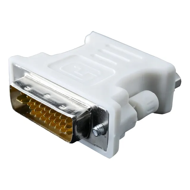 Dvi-i Macho A Vga Hembra Dvi Dual 24+5 Adaptador Dvi A Vga