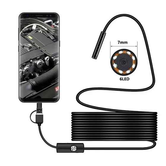 Cámara Endoscopica 7mm 10 Metros Micro Usb Android | Dfast