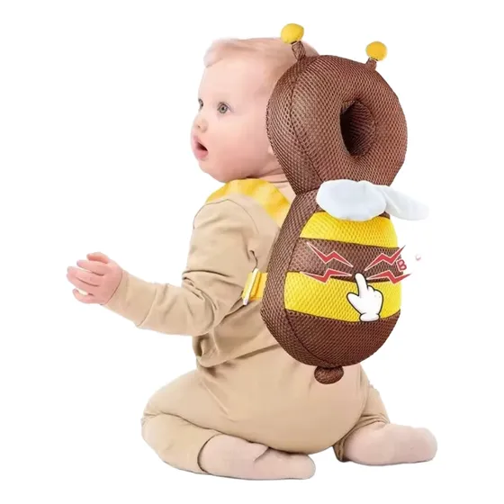 Mochila Cojin Protector Para Gateo De Bebe Cabeza Y Espalda
