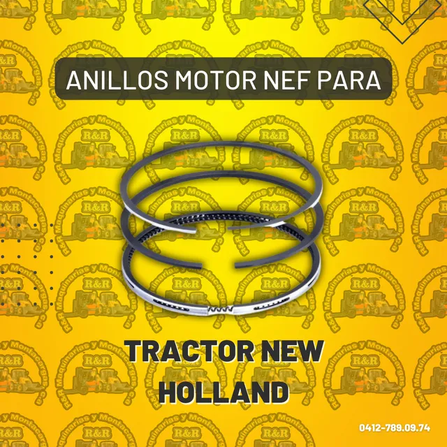 Anillos Motor Nef Para Tractor New Holland