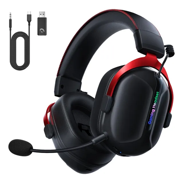 Auriculares Inalámbricos Para Juegos, Auriculares Usb De 2,4