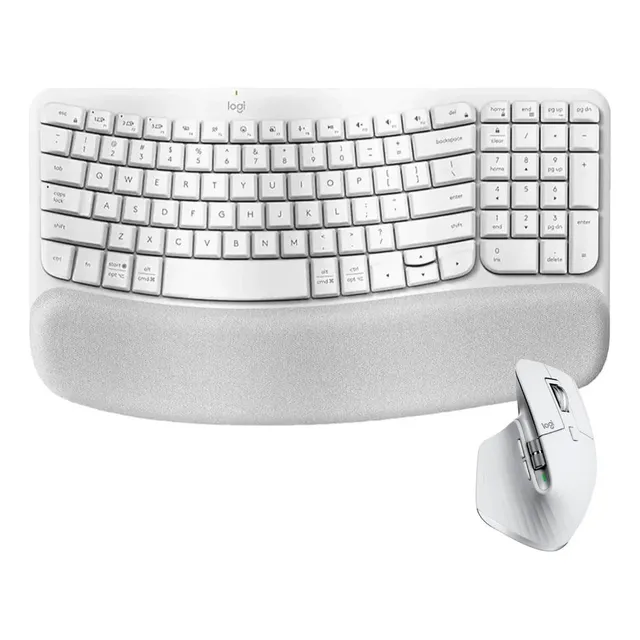 Teclado Logitech Wave Keys Ergo Español + Mouse Mx Master 3s