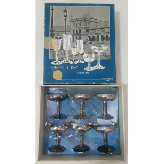 Copas Champán Baño De Plata Alfonzo Lara Sevilla España