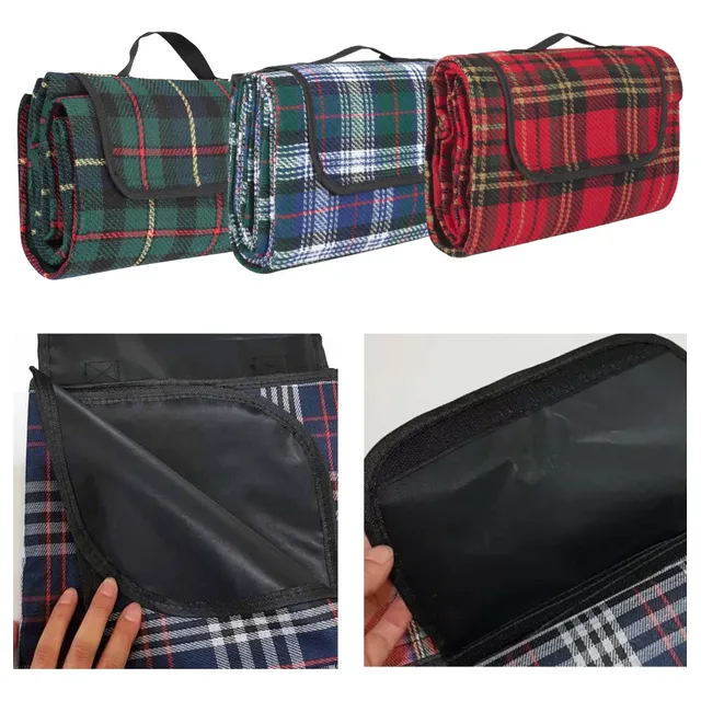 Manta Picnic Para Camping O Playa Impermeable