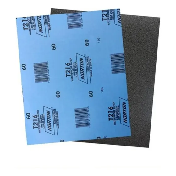 Set 10 Lijas Al Agua Automotriz T-419 230x280 Mm Norton 60