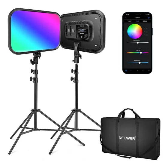 Kit De Iluminción Neewer Panel Led 2 Pack 