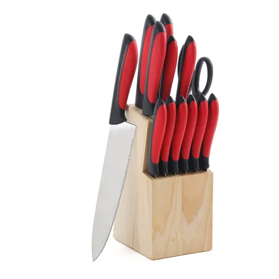 Egachef Juego Cubierto 14 Pieza Color Rojo