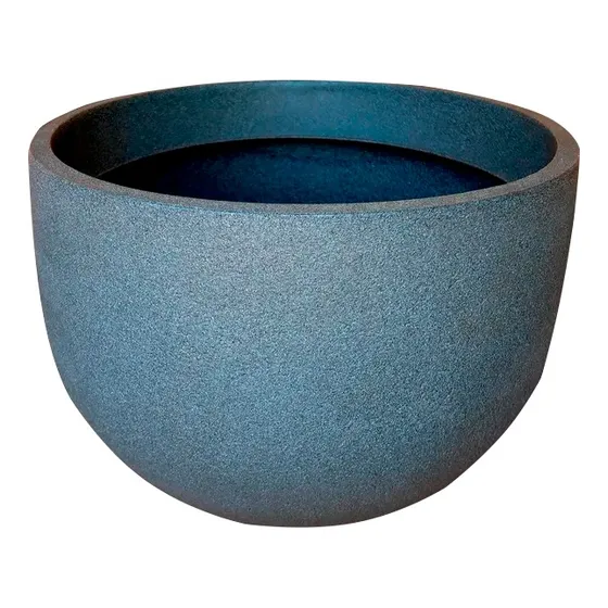 Macetero Round, Moderno  Japi Grande Colores Texturado Grafito Round