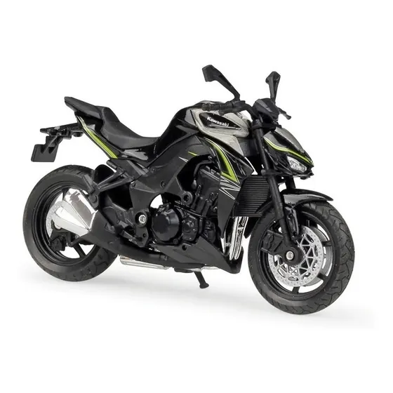 Kawasaki Z-1000 Escala 1/18 Motocicleta Naked 11cm De Largo 