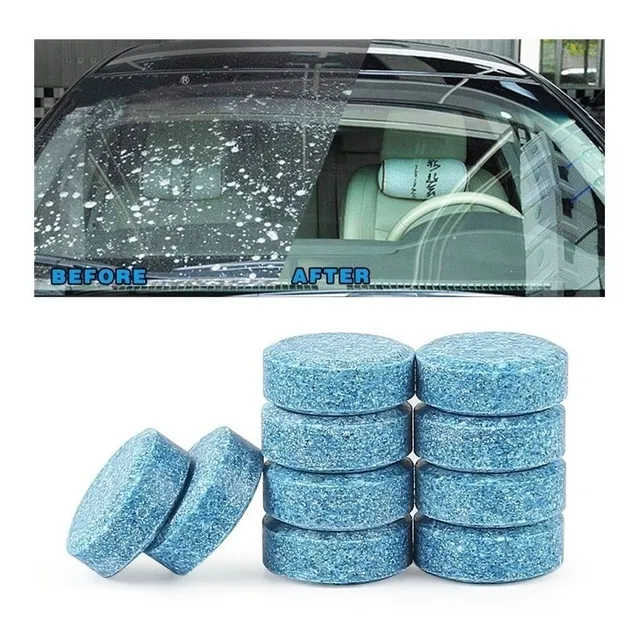 4 Blister Pastillas Limpiadoras Parabrisas Para Autos
