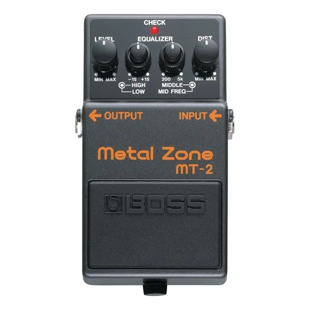 Pedal de efecto Boss Metal Zone MT-2 negro