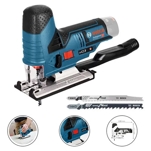 Serra Tico-tico À Bateria Bosch Gst 12v-70, 12v Sem bateria, Brushles