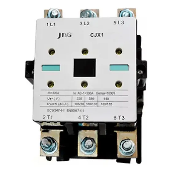 Contator Tripolar 300a 220v 2na+2nf Cjx1-300 Joining
