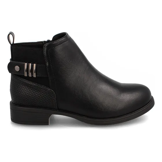 Botín Mujer Bata Comfit Qincy Negro