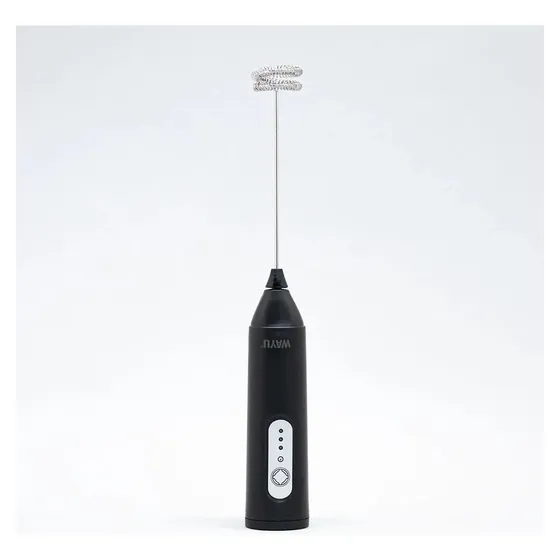 Espumador De Café Eléctrico Wayu Negro 21cm