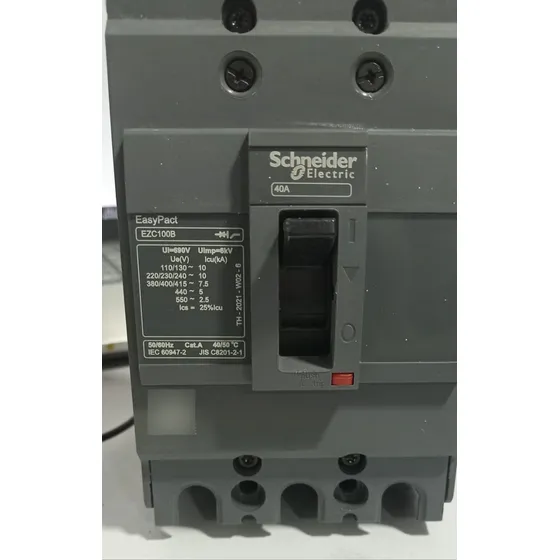 Ircuit Breaker Easypact Ezc100btmd 60 A 3 Poles 3d Circuit B