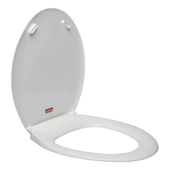 Tapa Asiento Inodoro Oval Universal Sifolimp Blanca Plastica