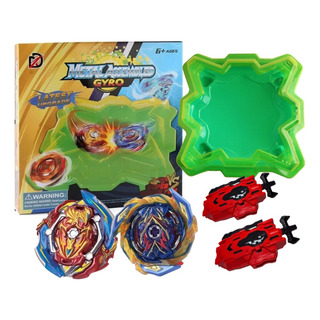 Beyblade Set Arena Estadio Verde 2 Lanzadores R/l 2 Beyblade Beyblade Set Arena Estadio Verde 2 Lanzadores R/l 2 Beyblade