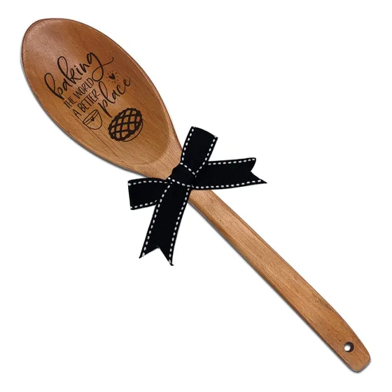 Cuchara Inspiradora Grabada Para Hornear Chef Panadero Casa