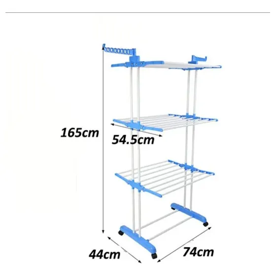 Tendedero Plegable Con Ruedas Y Freno