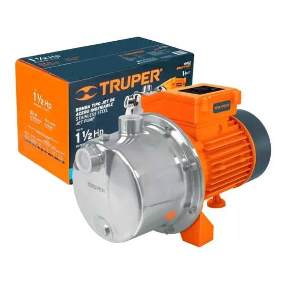 Bomba Eléctrica Tipo Jet Para Agua, 1 1/2hp, Truper 101102