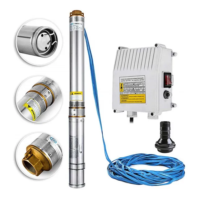 Bomba De Agua 11/2 Hp Sumergible 110v 4 Usa Hardware