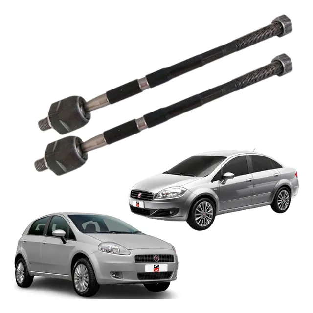 Par Braço Barra Axial Fiat Linea 2008/2016 Punto 2007/2017.