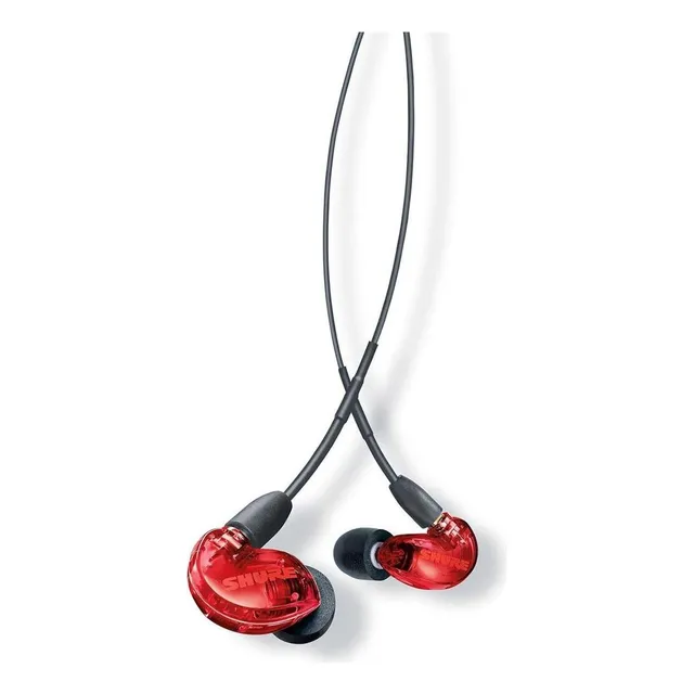 Shure, Audífonos Se215 Profesionales, Edición Especial, Red Color Rojo