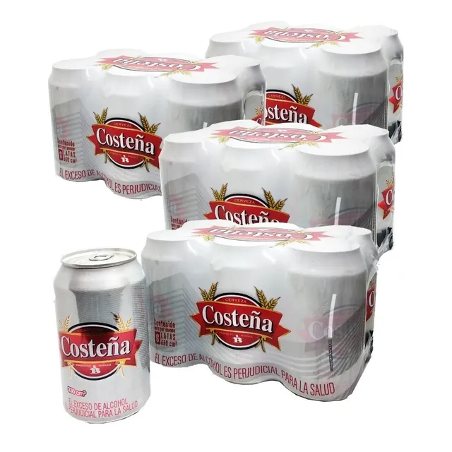 Cerveza Costeña En Lata Bandeja De 24und - mL a $8