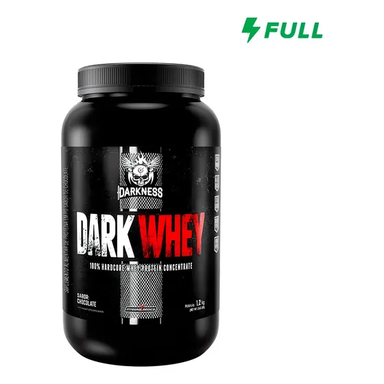 Whey Protein Concentrado Dark Whey 100% Chocolate 900g Darkness