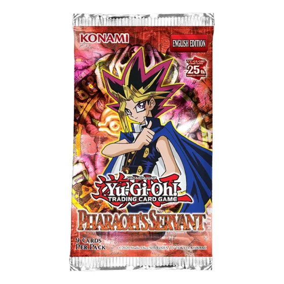 Yugioh Original Tcg: Sobre Booster Pack Pharaoh's Servant